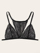 Plus Floral Lace Cut-out Bralette