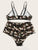 Plus Camo Print Lingerie Set