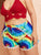 Plus Tie Dye Pom-pom Swimming Shorts