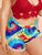 Plus Tie Dye Pom-pom Swimming Shorts