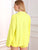 Plus Neon Yellow Double Button Pocket Blazer