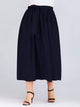 Plus Tie Front Button Through Skirt
