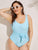 Plus Neon Pink Knot One Piece Swimwear