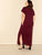  Plus Pocket Side Curved Hem Dress