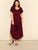  Plus Pocket Side Curved Hem Dress