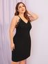 Plus Contrast Lace Night Dress