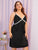 Plus V Neck Appliques Night Dress