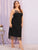 Plus Contrast Lace Night Dress