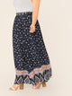 SHEIN Plus Floral & Paisley Print Maxi Skirt