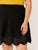SHEIN Plus Elastic Waist Laser Cut Skirt