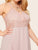 Plus Contrast Lace Criss Cross Cami Dress