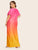 Plus Ombre Maxi Tee Dress