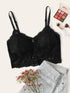 Plus Floral Lace Bra