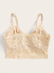 Plus Floral Lace Bra