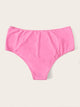 Plus Ruched High Waist Swimming Panty