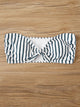 Plus Striped Knot Bandeau Swimming Top