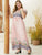 Plus Floral Embroidery Stripe Maxi Dress