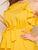 Plus Ruffle Trim Sleeveless Belted Midi Dress
