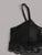 Plus Criss Cross Floral Lace Bra Set 3pack