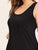 Plus Split Curved Hem Cami Dress