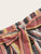 Plus Multicoloured Striped Button Front Skirt