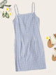 Plus Gingham Cami Dress