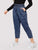 SHEIN Plus Ruffle Waist Crop Jeans