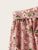 Plus Ditsy Floral Print Belted Skirt