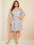 Plus Cartoon Print Robe With Belt