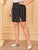 SHEIN Plus Split Hem Grid Skirt