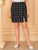 SHEIN Plus Split Hem Grid Skirt