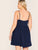  Plus Scallop Trim Flare Slip Dress