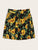 SHEIN Plus Paperbag Waist Sunflower Print Skirt