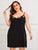 Plus Contrast Lace Cami Dress