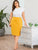 Plus Split Side Pencil Skirt