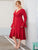  Plus Ruffle Trim Self Tie Wrap Dress