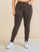 Plus Button Pocket Wash Skinny Jeans