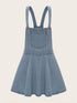 Plus Pocket Front Dungaree Dress